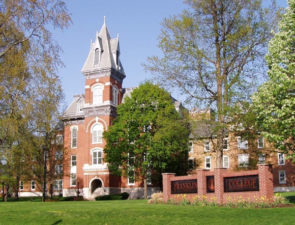 Johnson County Indiana - Old Main at Franklin College